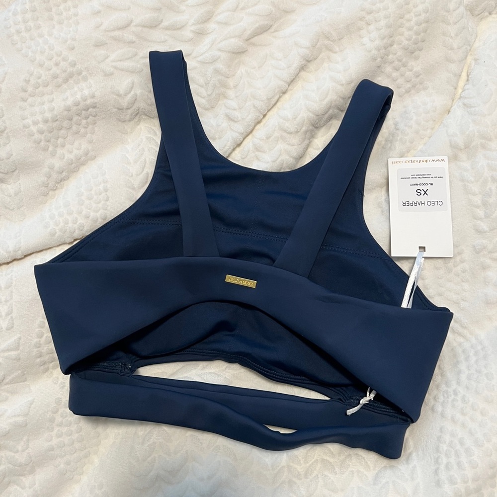 ⭐️NWT Cleo Harper Navy Sports Bra